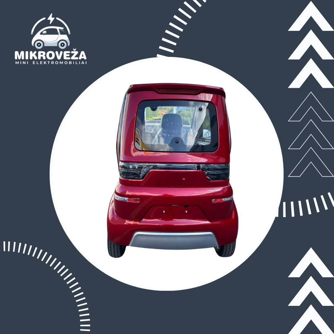 Elektrinis mini automobilis Q7 1000w, Juodas EEC Raudona - Image 3