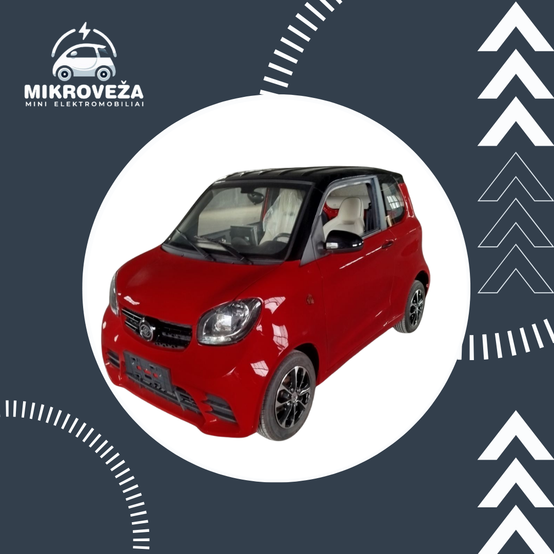 Elektriniai automobiliai B1 - Raudonas