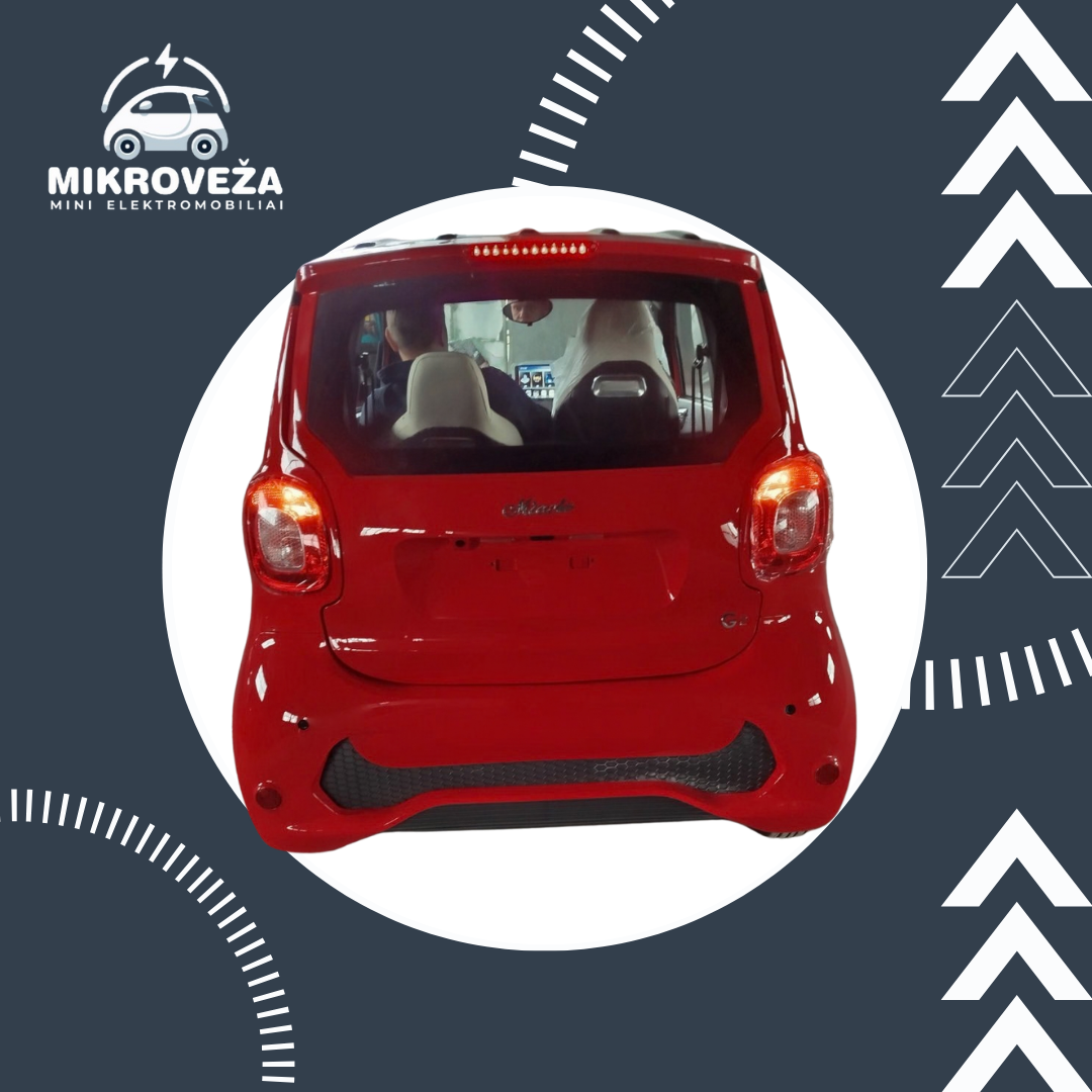 Elektriniai automobiliai B1 - Raudonas - Image 4