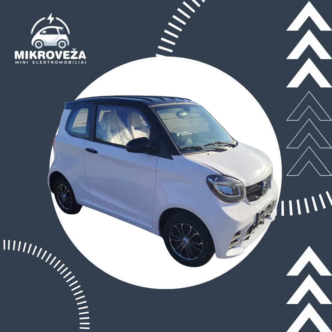 Elektriniai automobiliai B1 - Baltas - Image 3