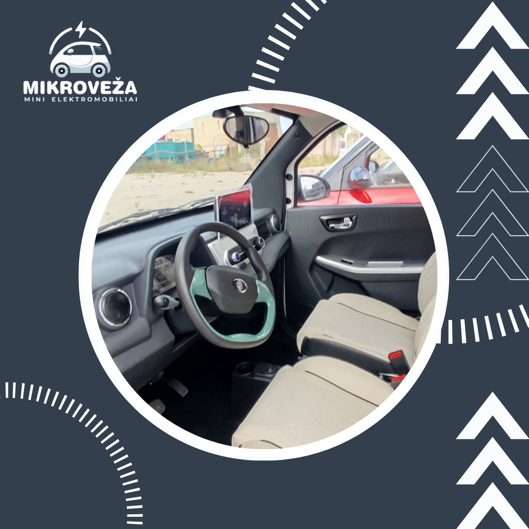 Elektriniai automobiliai B1 - Baltas - Image 6